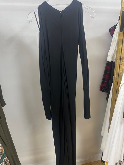 Victoria Beckham Open Shoulder Jersey Midi  - Kleid